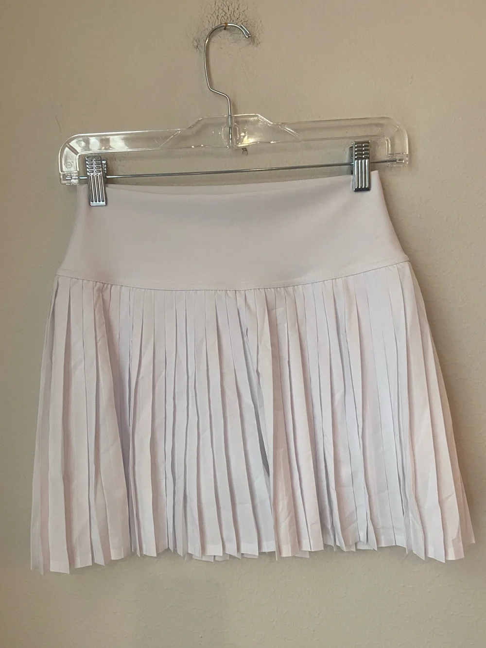 Alo Yoga Grand Slam High-Rise Pleated Tennis Skirt White Size Medium